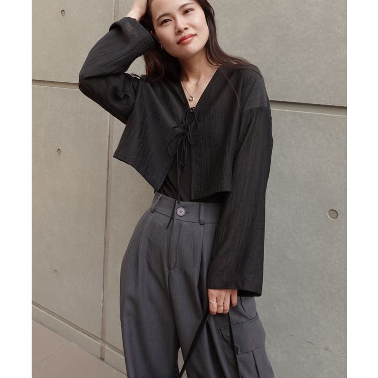 楊柳2wayリボンブラウス | CORNERS  | 詳細画像9 