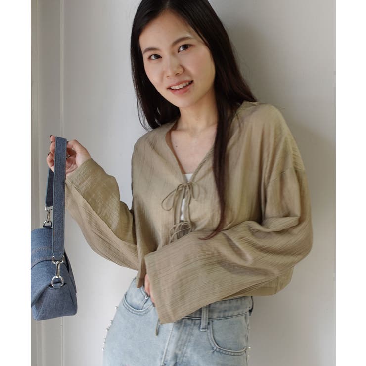 楊柳2wayリボンブラウス | CORNERS  | 詳細画像15 
