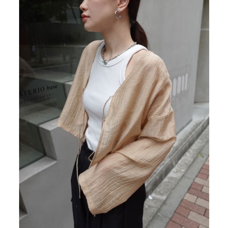 楊柳2wayリボンブラウス | CORNERS  | 詳細画像19 