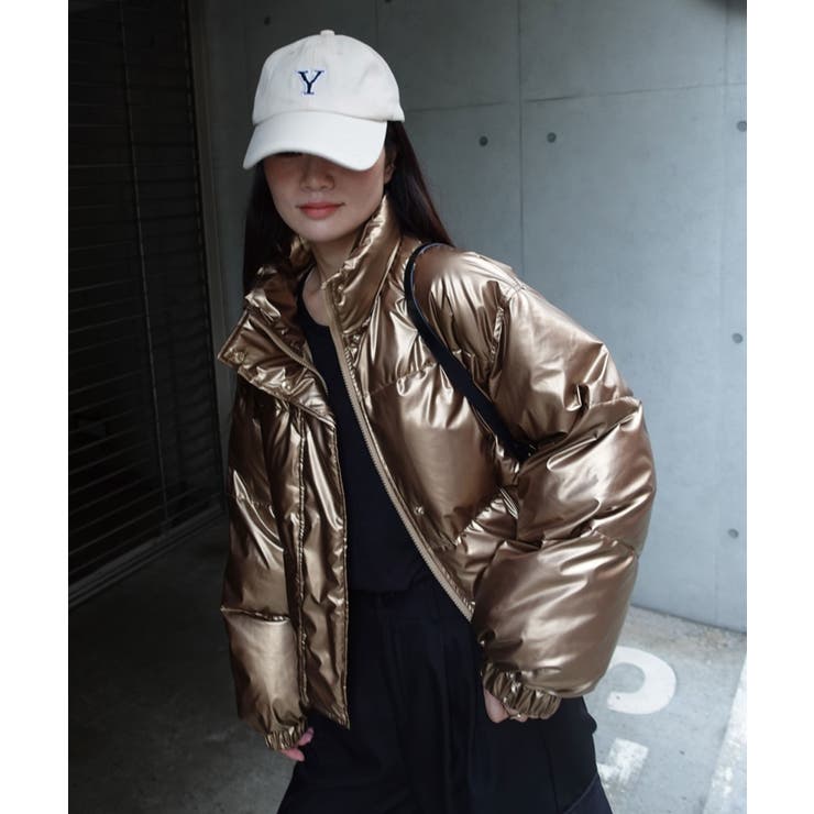 珍しい メタリック中綿ブルゾン【yui select】[品番：TRIW0003813 ジャケット・アウター