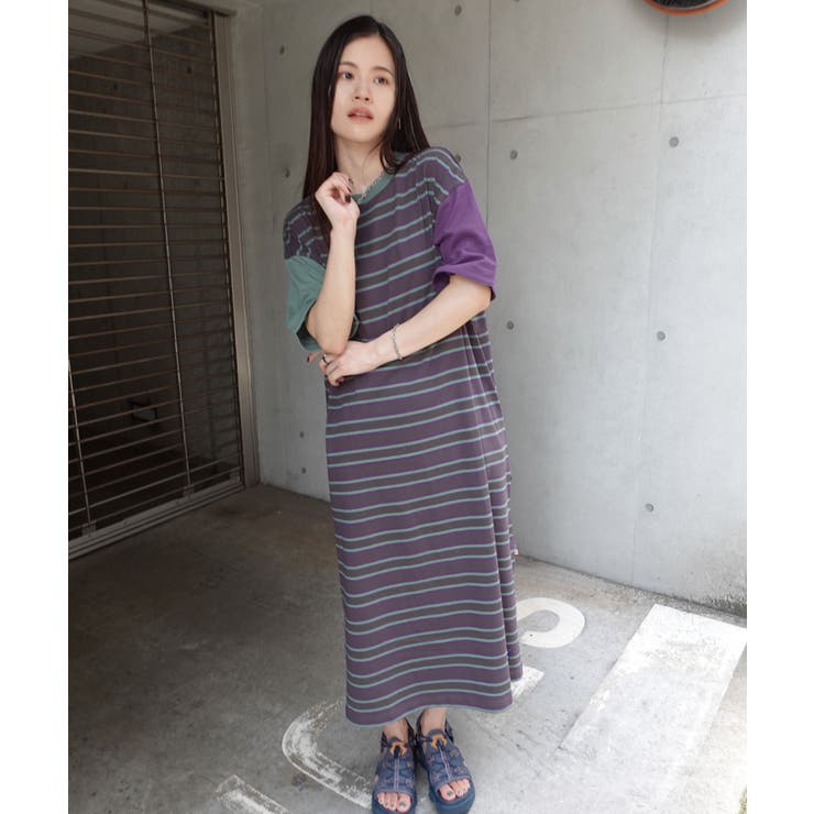 USAコットンビッグシルエットTシャツワンピース | CORNERS  | 詳細画像12