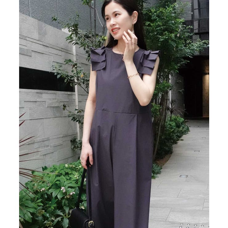 WILLFULLY フリルショルダーオールインワン WILLFULLY official