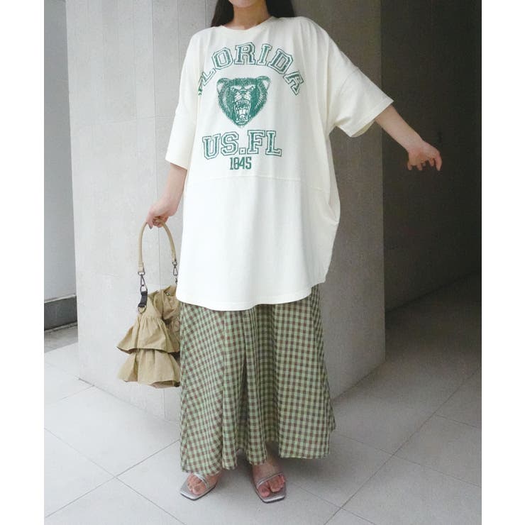 ピグメントBEARオーバーサイズTシャツ | CORNERS  | 詳細画像15 