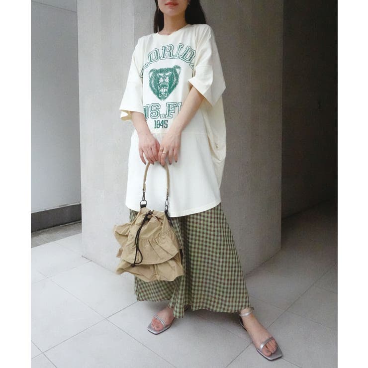 ピグメントBEARオーバーサイズTシャツ | CORNERS  | 詳細画像16 