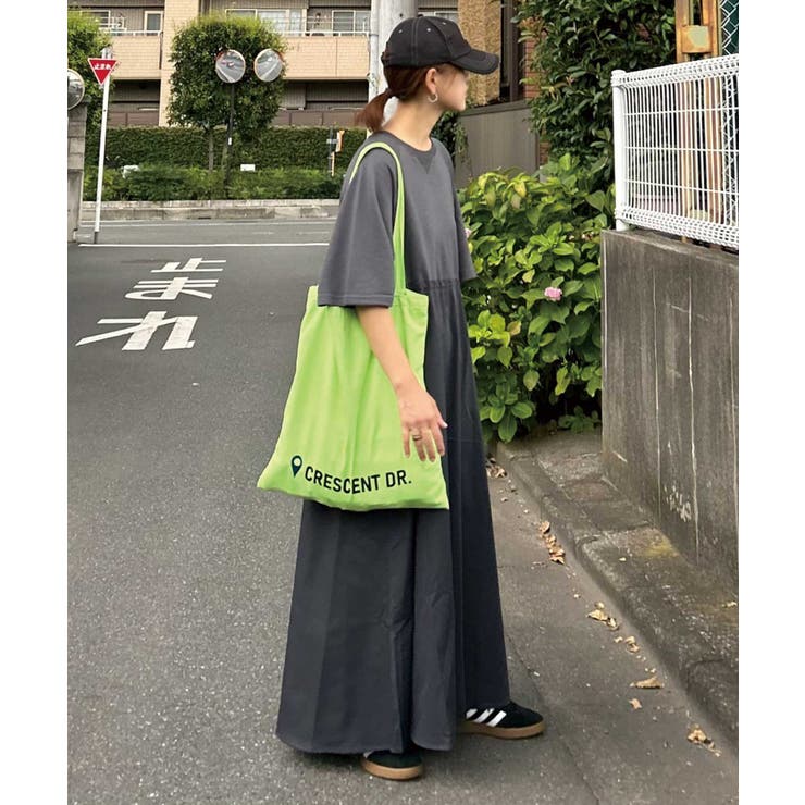 CORNERS by KR】半袖スウェットドッキングワンピース[品番