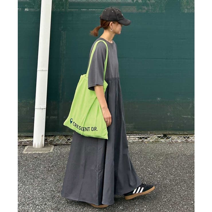 CORNERS by KR】半袖スウェットドッキングワンピース[品番