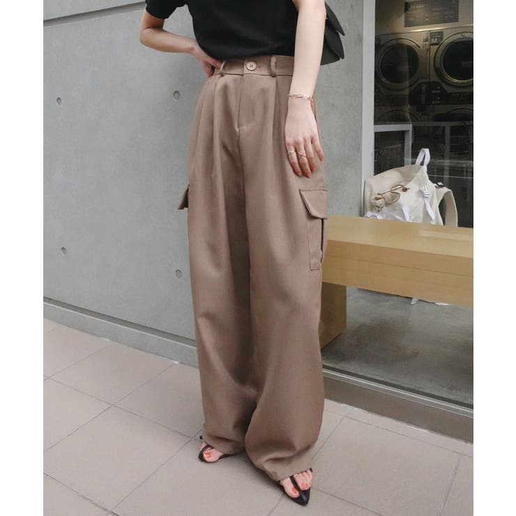 OHOTORO ブラウン カーゴパンツ Pants | OHOTORO