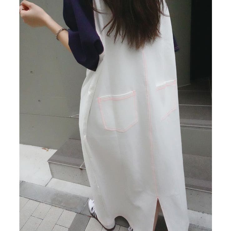 【CORNERS by yui】配色ステッチラグランTシャツワンピース | CORNERS  | 詳細画像17 