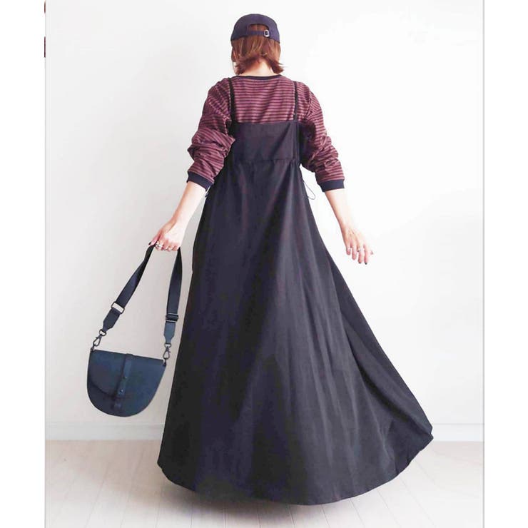 【CORNERS by yui】ナイロンドロストZIPキャミワンピース | CORNERS  | 詳細画像13 