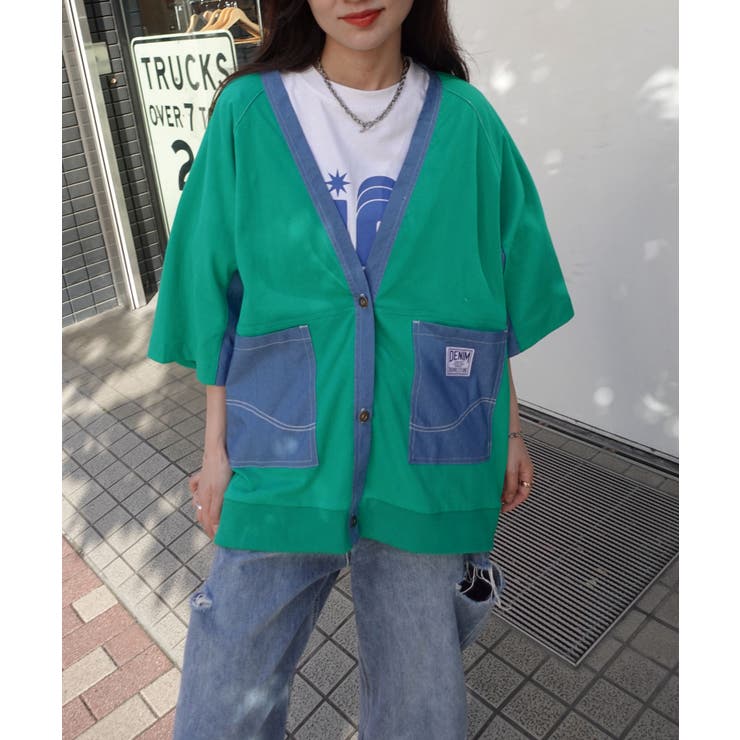 CHILD WOMAN - ＜Dot and Stripes＞AMOSSAミラノリブ BIG