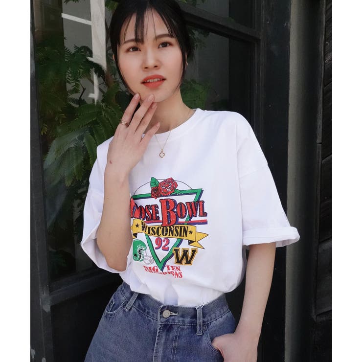 ROSEBOWLプリントTシャツ | CORNERS  | 詳細画像6 