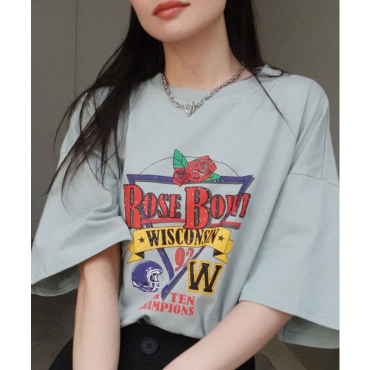ROSEBOWLプリントTシャツ | CORNERS  | 詳細画像9 