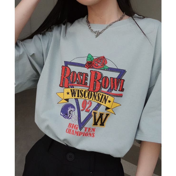 ROSEBOWLプリントTシャツ | CORNERS  | 詳細画像10 