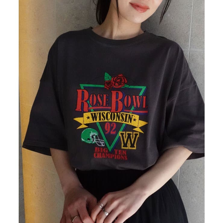 スミクロ | ROSEBOWLプリントTシャツ | CORNERS 