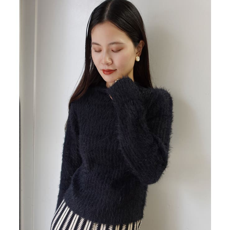 ショートフェザーハイネックリブトップス | CORNERS  | 詳細画像11 