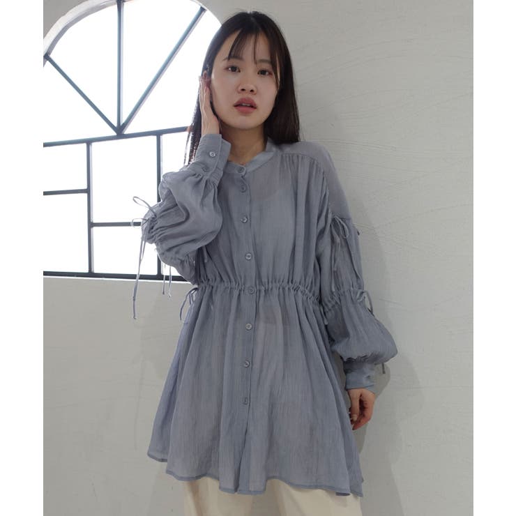 楊柳リボンギャザーブラウス | CORNERS  | 詳細画像13 