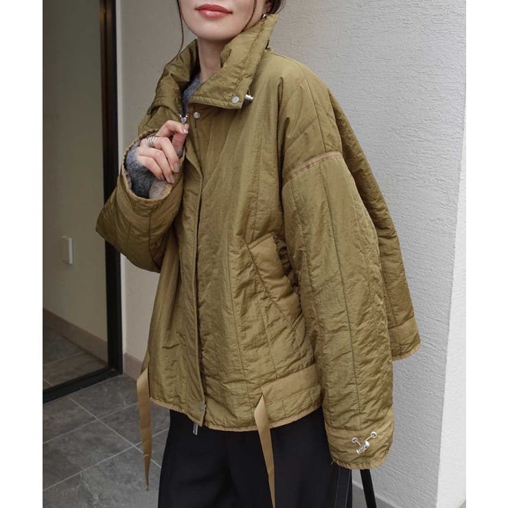 ワッシャータフタ縦キルトジャケット[品番：TRIW0003918]｜CORNERS