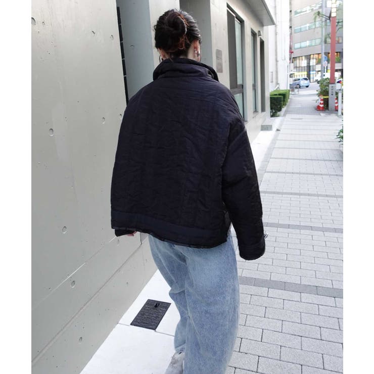 ハッピーキュウビン HAPPY急便 キルト切替スタンドコート