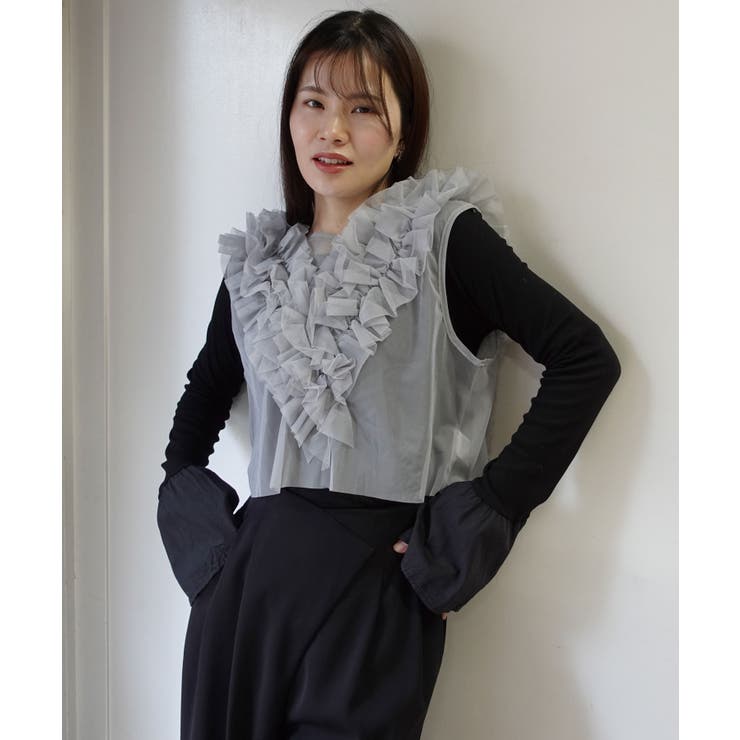 チュールフリルベスト | CORNERS  | 詳細画像8 