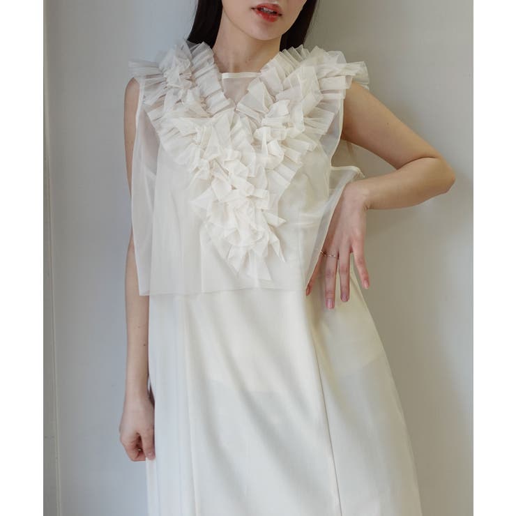 チュールフリルベスト | CORNERS  | 詳細画像5 