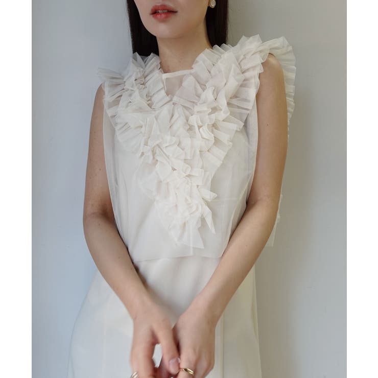 チュールフリルベスト | CORNERS  | 詳細画像4 