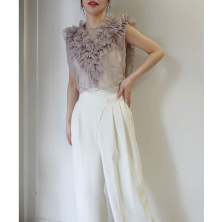 チュールフリルベスト | CORNERS  | 詳細画像7 