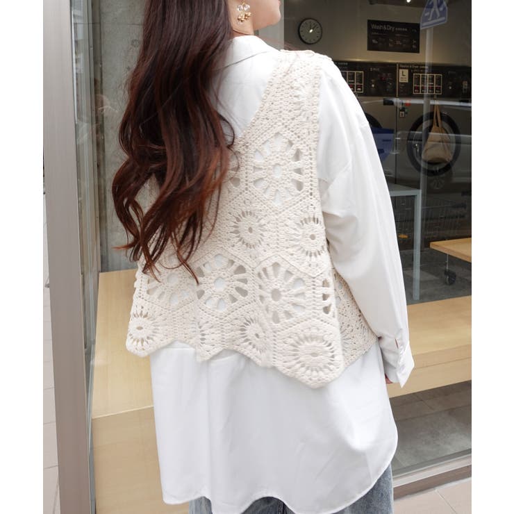 かぎ針ビスチェタンク | CORNERS  | 詳細画像17 