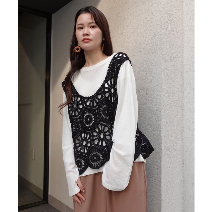 かぎ針ビスチェタンク[品番：TRIW0004011]｜CORNERS （コーナー