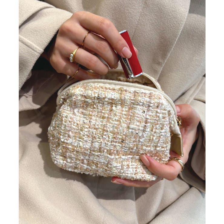 ツイードポーチ[品番：TRIW0003948]｜CORNERS （コーナーズ）の