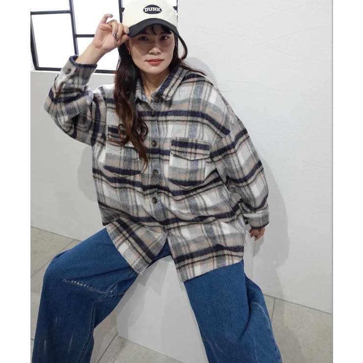 起毛チェックシャツジャケット | CORNERS  | 詳細画像3 