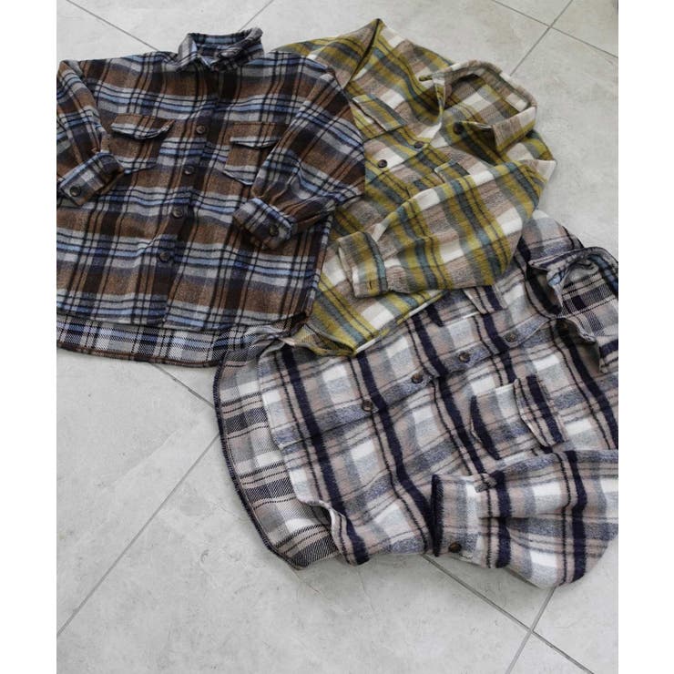 起毛チェックシャツジャケット | CORNERS  | 詳細画像6 