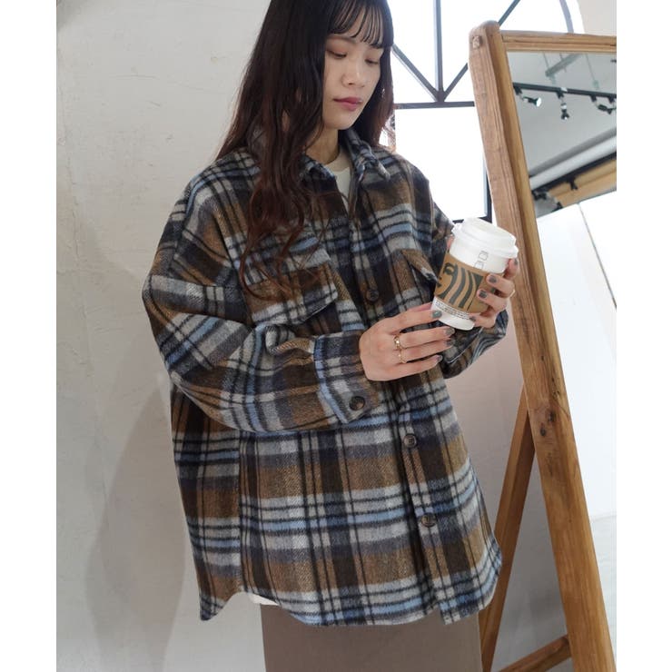 起毛チェックシャツジャケット | CORNERS  | 詳細画像18 