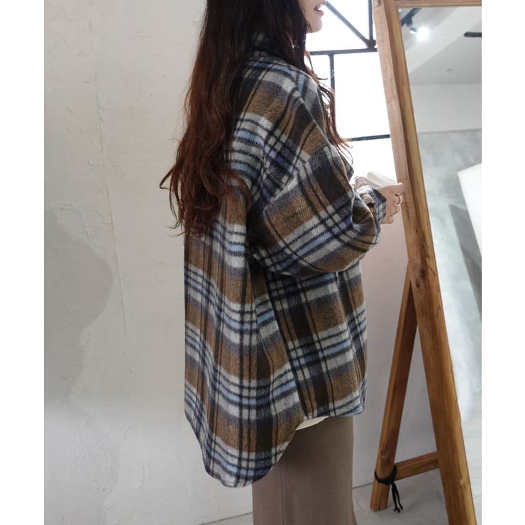 起毛チェックシャツジャケット | CORNERS  | 詳細画像10 