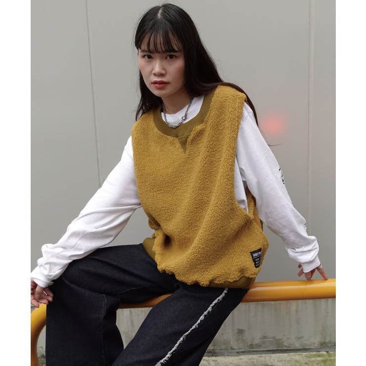 ボアハイネックベスト[品番：TRIW0003925]｜CORNERS （コーナーズ）の