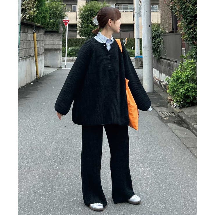 love&peace様 C6434 ハイゲージニット×パンツコーデ love&peace様 C6434 ハイゲージニット×パンツコーデ