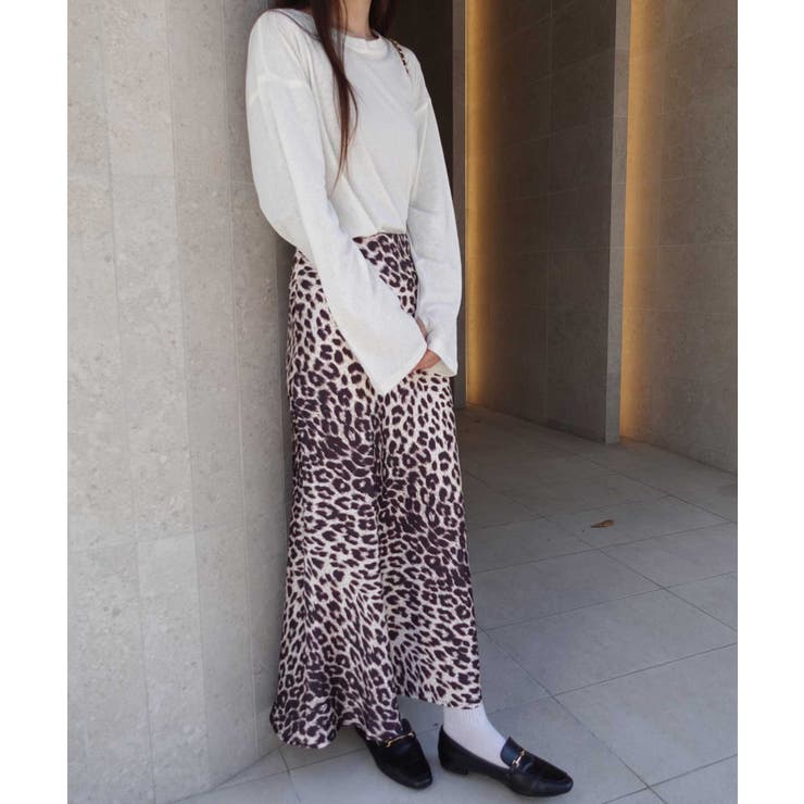 サテンレオパードスカート | CORNERS  | 詳細画像6 