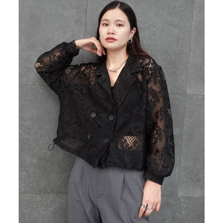 裾ドロストレースジャケット[品番：TRIW0003872]｜CORNERS （コーナー