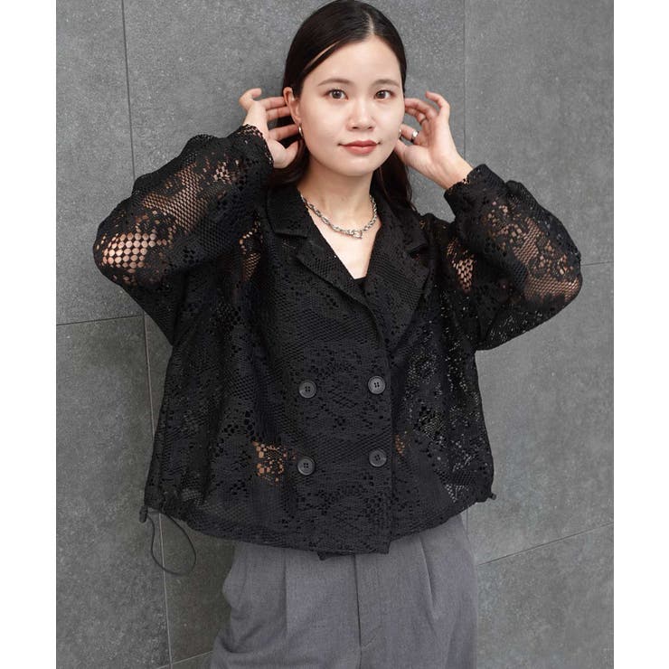 裾ドロストレースジャケット[品番：TRIW0003872]｜CORNERS （コーナー