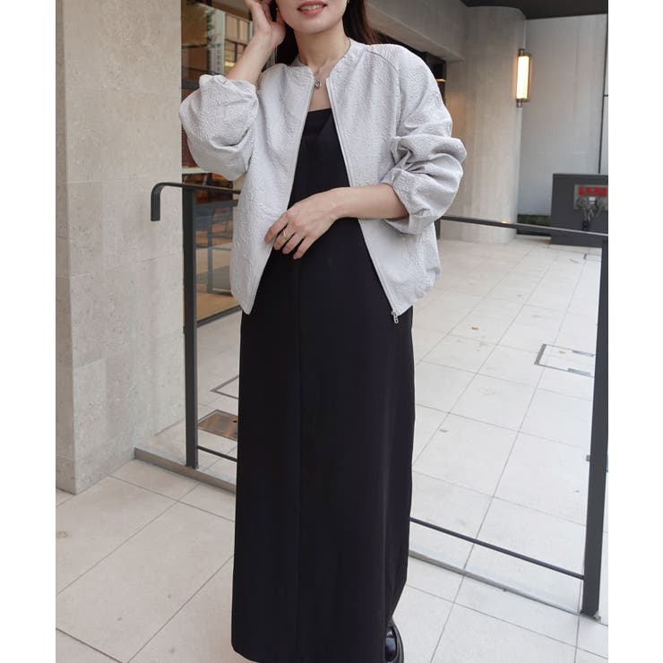 ふくれジャガードバルーンジップブルゾン | CORNERS  | 詳細画像7 