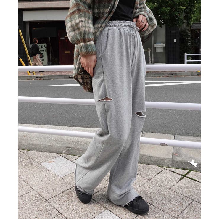 カットオフスウェットパンツ[品番：TRIW0003936]｜CORNERS