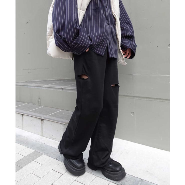 カットオフスウェットパンツ[品番：TRIW0003936]｜CORNERS
