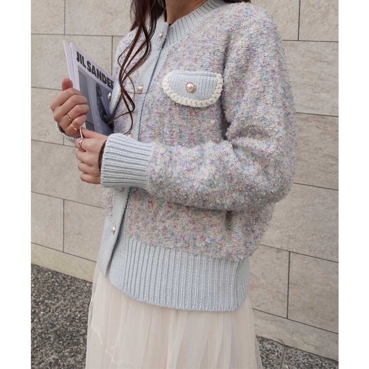 ショートニットジャケット - SOÉJU online store｜上質な大人の
