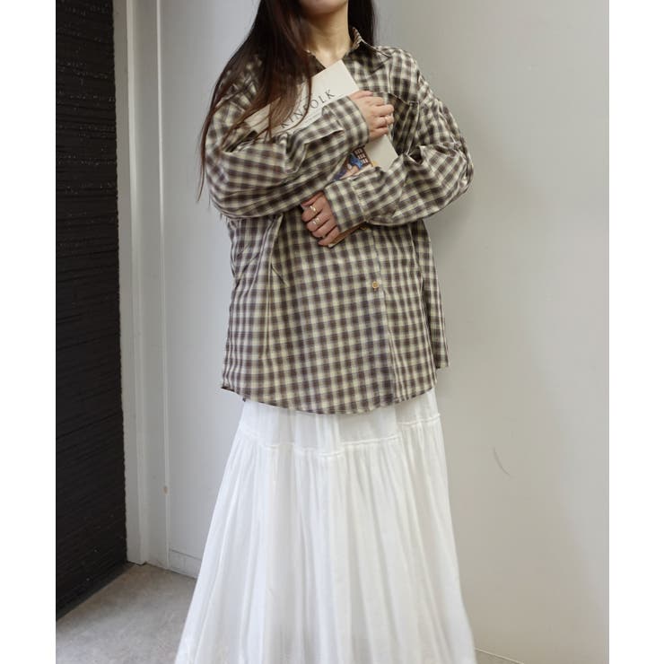 オーバーサイズチェックシャツ | CORNERS  | 詳細画像13 