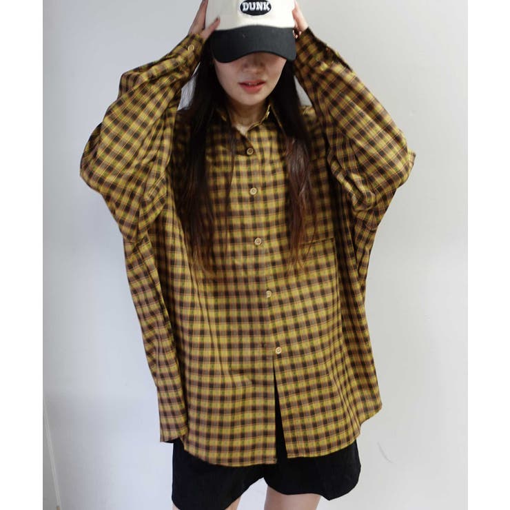 オーバーサイズチェックシャツ | CORNERS  | 詳細画像10 