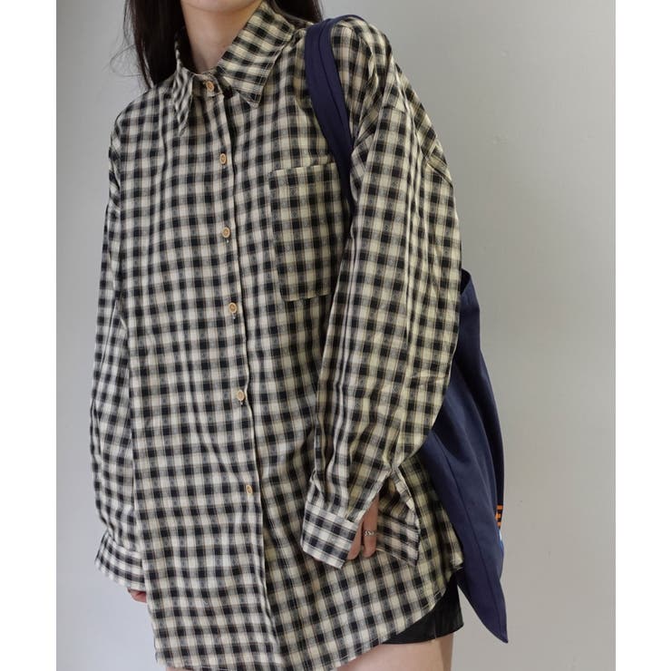 オーバーサイズチェックシャツ | CORNERS  | 詳細画像17 