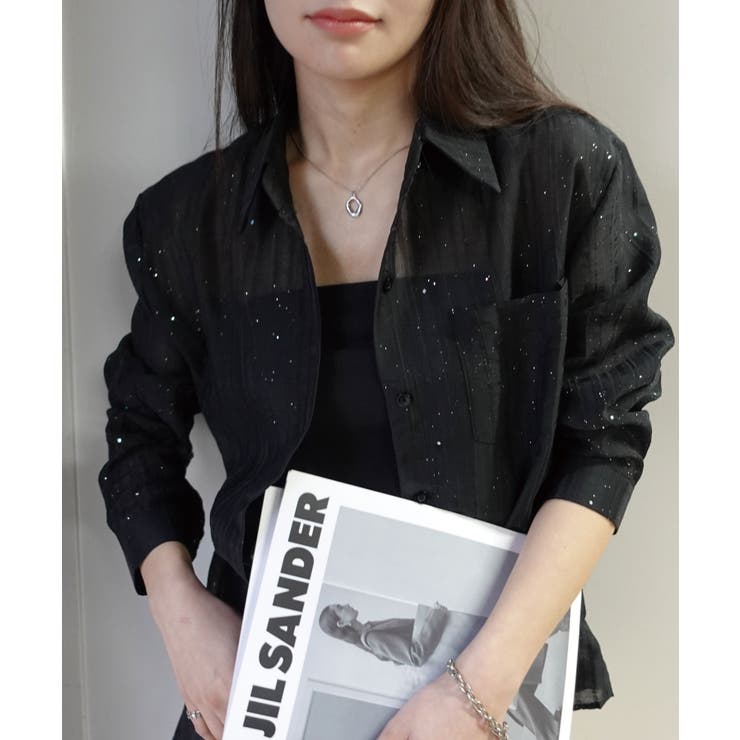 ワッシャーラメシアーシャツ | CORNERS  | 詳細画像17 