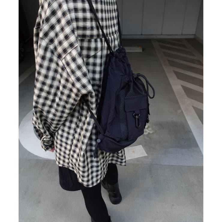 ナイロンメッシュポケットナップサック | CORNERS  | 詳細画像3 