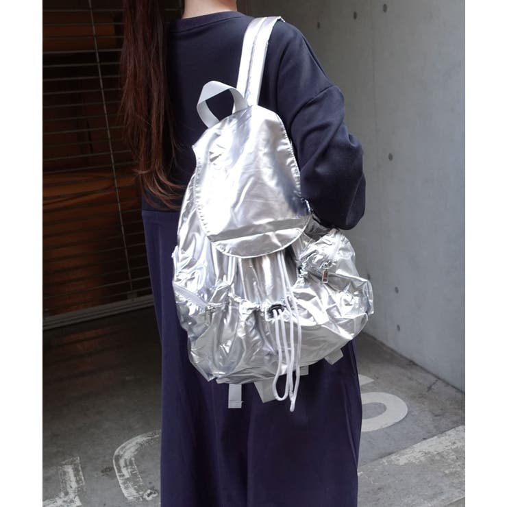 メタリックリュックサック | CORNERS  | 詳細画像1 