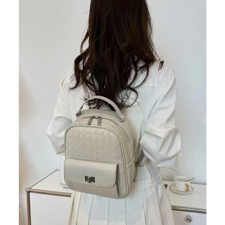 ベージュ | スクエアミニリュック | CORNERS 