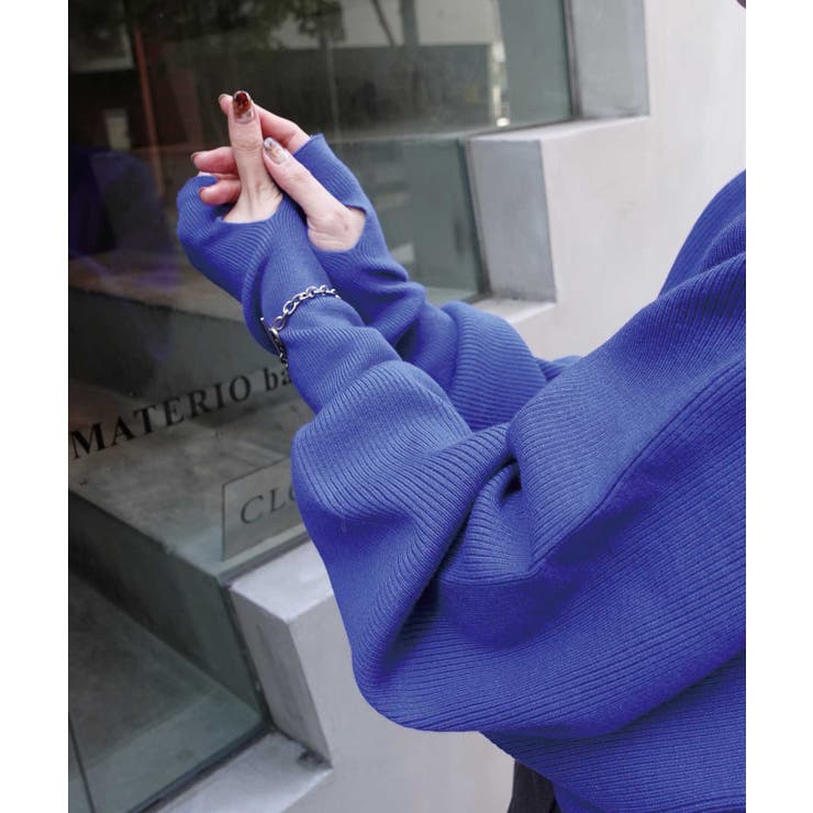 サムホール付きニットプルオーバー | CORNERS  | 詳細画像11 